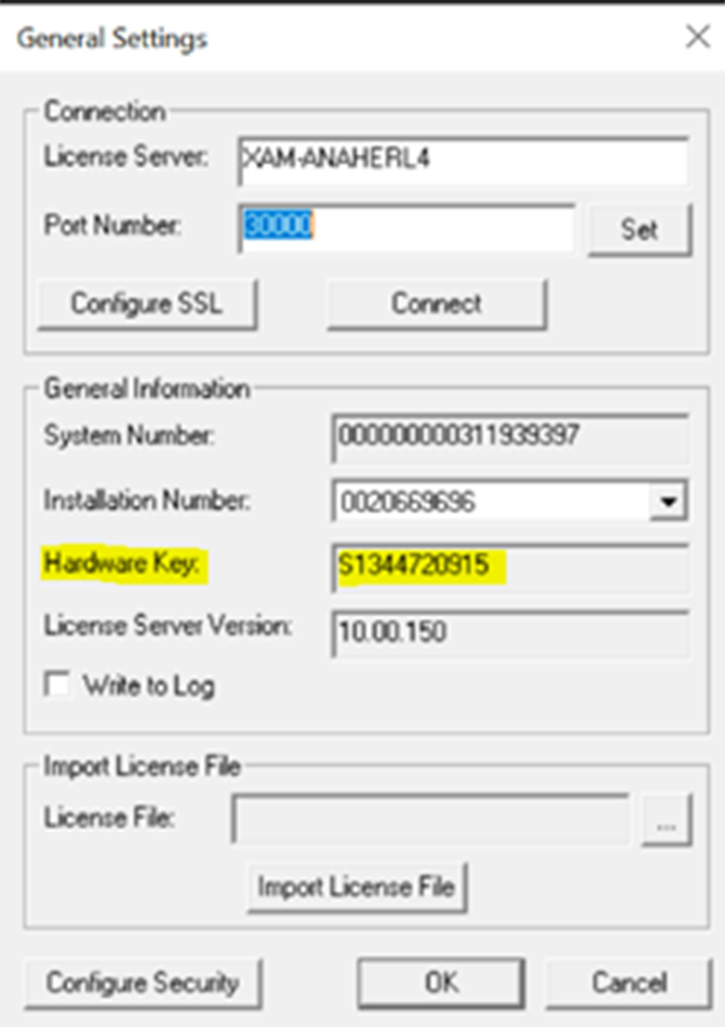 General Settings
